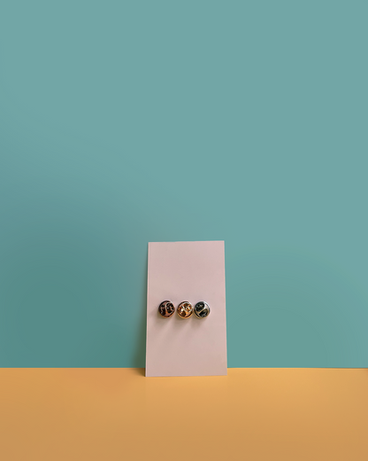 Coffee Bean Pins